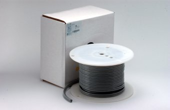 [423R] FC Tubing, 4 Hole, Poly Gray; Roll of 100ft