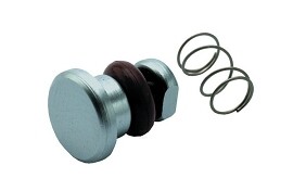 [3092] Syringe Button w/Spring, Valve Core, Autoclavable