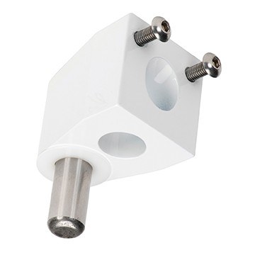 [8336] Control Mount Bracket, White