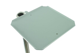 [8390] Utility Shelf, Post Mount, Gray