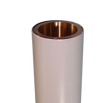[4764] Post, 24" Gray, w/Oilite Bushing