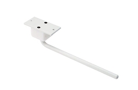 [4445] Holder Bar, Under Counter Swing Mount, White