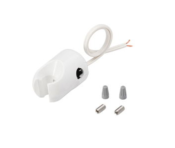 [4563] Holder, Electric Auto, Molded, Normally Closed, White