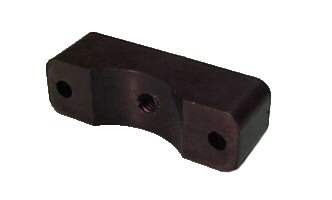 [5931] Holder Bracket, Single, Black