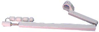 [8185] Telescoping Arm w/3 Position Holder, White