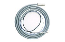 [451] Fiber Optic Tubing w/ Ground Wire, 6' Tubing, 8' Bundle, Gray