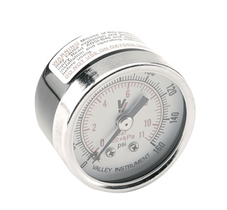 [7260] Round Pressure Gauge, 0-160 PSI