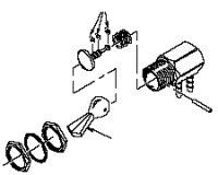 [7040] Toggle Valve, Side Ported, 2-Way, Black