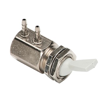 [7152] Toggle Valve, Side Ported, 2-Way, Gray