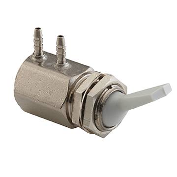 [7154] Toggle Valve, Side Ported, 3-Way, Gray