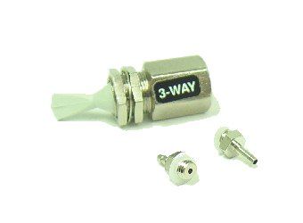 [7813] Toggle Cartridge Valve, Momentary, 3-Way, Normally Closed, Gray