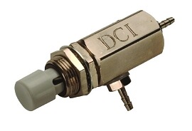 [7821] Push Button Cartridge Valve, Momentary, 2-Way Normally Closed, Gray