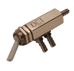 [7836] Toggle Cartridge Routing Valve, On/Off, Side & Rear Ported, Gray