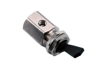 [7900] Toggle Valve Replacement Cartridge, On/Off, 2-Way, Normally Closed, Brown w/ Black Toggle