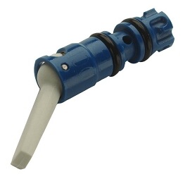[7903] Toggle Valve Replacement Cartridge, On/Off, 3-Way, Normally Closed, Blue w/ Gray Toggle