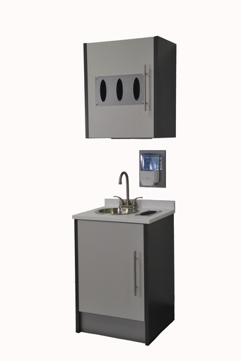 [DPPC-DC] Symmetry Pinch Divider Console Dental Cabinetry