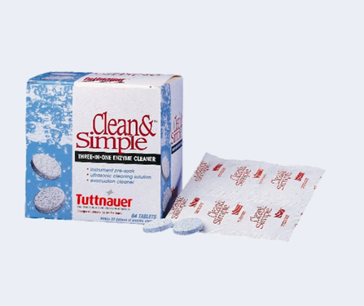 [CS0064 (5+ Cases)] Clean & Simple - Ultrasonic/Enzymatic Tablets