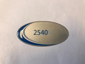 [LAB048-0295] Tuttnauer Label, Door, 2540M, 2010 For Door Cover POL065-0053
