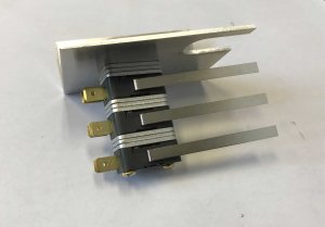 [01910197] Tuttnauer Microswitch- 3 Red/White Assy w/ Base