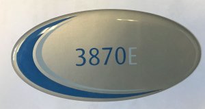 [LAB048-0233] Tuttnauer Label, Door, 3870E, 2010 For Door Cover POL065-0044