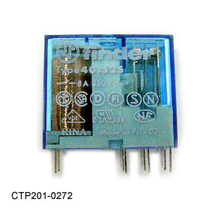 [CTP201-0272] Tuttnauer Relay, Mini, 24VDC, 8A, 2Pole EZPlus Air/Water Pumps