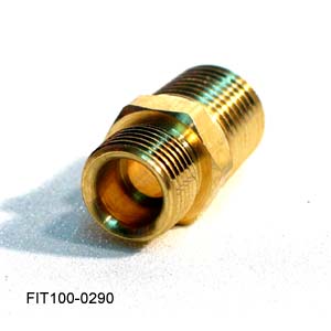 [03012606] Tuttnauer Fitting 1/4 NPT X 5/16 Tube Union Male