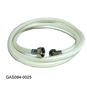 [GAS084-0025] Tuttnauer Hose Supply, White, 1/2"BSP X 2M EHS/ELV 2 Female Ends