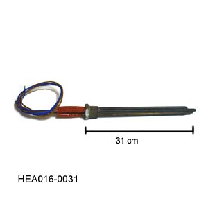 [HEA016-0031] Tuttnauer Heater Elem, Elara, 230V 2200W, Generator 1" NPT*300