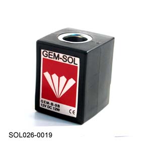 [01810905] Tuttnauer Solenoid 12VDC 12W (1991 & On)