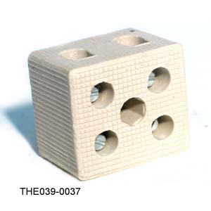 [THE039-0037] Tuttnauer Connector, Ceramic, #2, Double