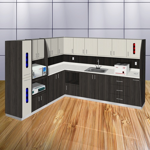 [SIG-0244] Signature Series Sterilization Unit Extended L Shaped Complete