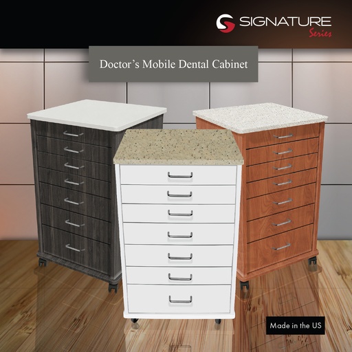 [SIG-0134] Signature Series Doctor's Mobile Dental Cabinet