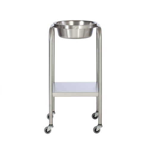 [SS8365] Single Basin Stand with Shelf, Stainless Steel