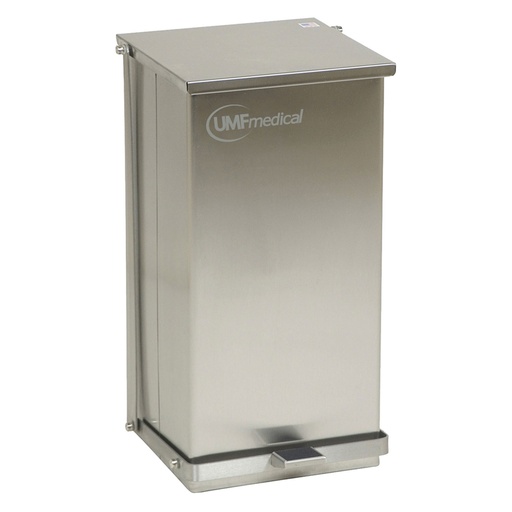 [SS1475] Waste Receptacle, Step-On, Stainless Steel, 48 Quart