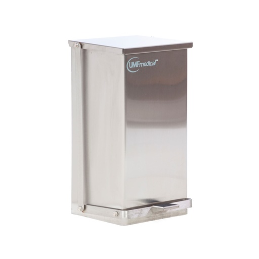 [SS1474] Waste Receptacle, Step-On, Stainless Steel, 32 Quart
