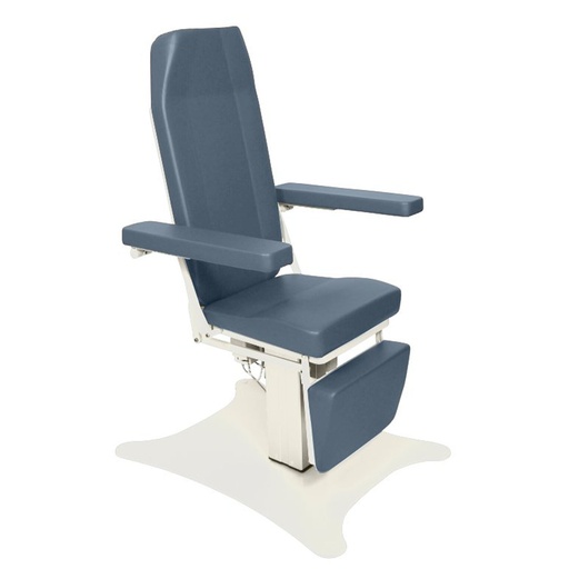 [8678] Phlebotomy Chair, 8678 with Power Hi-Lo & Power Backrest, ADA Height, 2-Function Hand control witih OneTouch Patient Positioning(r) System, Sef-Positioning Armrests and Self-Positioning leg Rest, Reclines to 30" from Horizontal Position, 375 lb