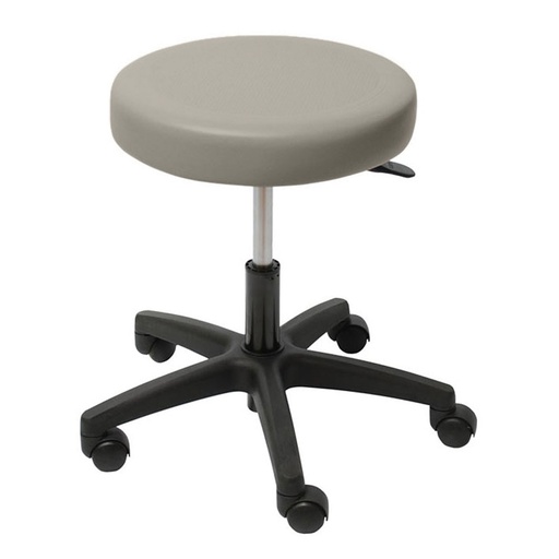[6749] Ultra Comfort Stool, Air Spring Height Adjustment with Soft Rubber Casters, Seamless Upholstery with PreFixx® Protective Finish for Infection Prevention, Available in 16 Colors