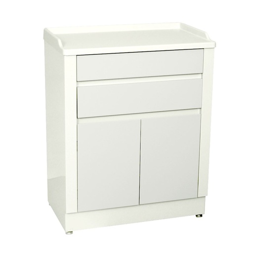 [6120] Treatment Cabinet, 6120, Two Doors, Two Drawers, One Shelf, 27"W x 34"H x 16.5"D, Quiet White