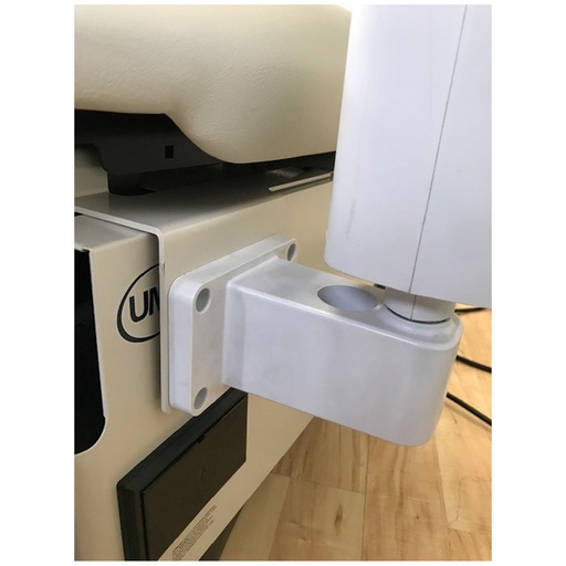[473] Front Mounting Plate for Welch Allyn Light Bracket #48955 Compatible with WA Green Series Light 48810, Field Installable for Series 4010-650, 4011-650, 5016-650