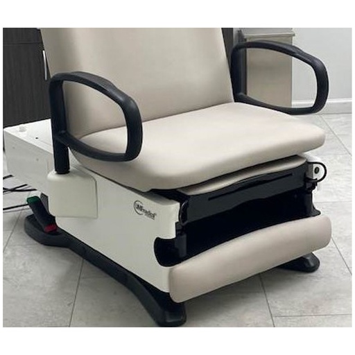 [42] Patient Assist Armrests & Safety Rails, Black, Pair, Multi-Positioning, Field Installable with Wheelchair Transfer & Safety Rail Positions for Series 4040-650 & 4070-650
