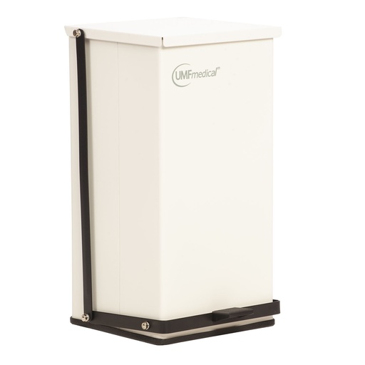 [1475W] Waste Can, 48 Qt, White