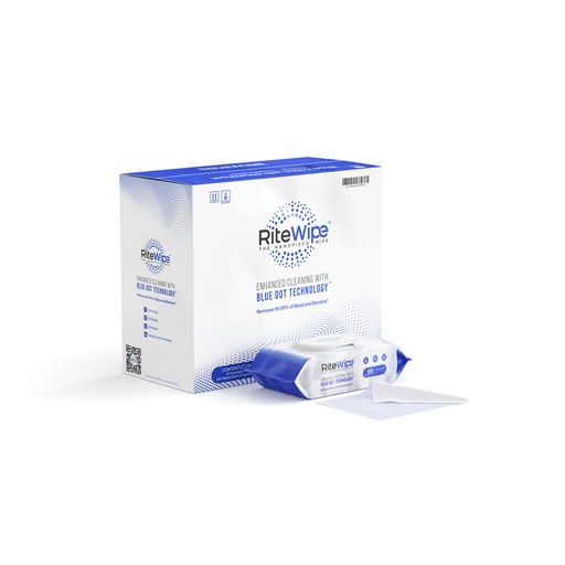 [121100] RiteWipe Handpiece Wipe, 5" x 7", 100 wipes/pch, 12 pch/ctn