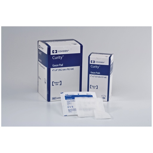 [6132] Sterile Gauze Pad, Peel-Back Package, 3" x 3", 12-Ply, 100/bx, 24 bx/cs