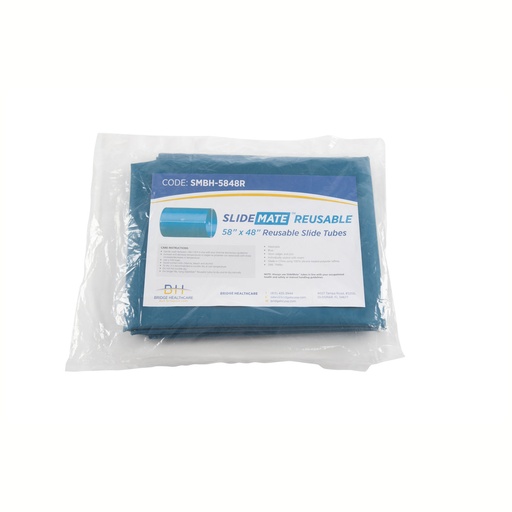 [SMBH-5848R] SlideMate, Reusable, Large Size, Slide Tube, 58" x 48", Blue, Washable