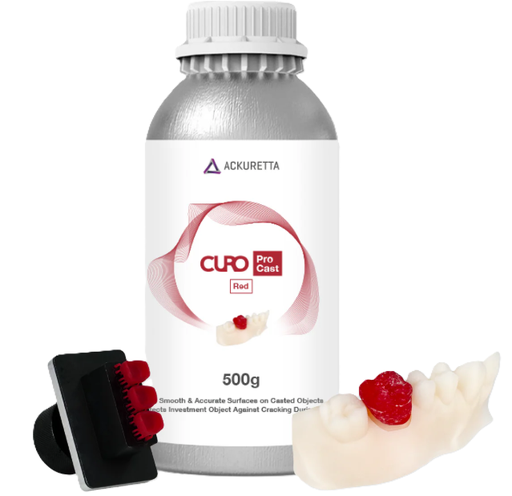 [KT220690101] Ackuretta CURO Resin, ProCast Red, 500g