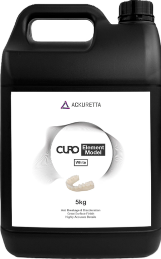 [RS110010156] Ackuretta CURO Resin, Element Model White, 5kg