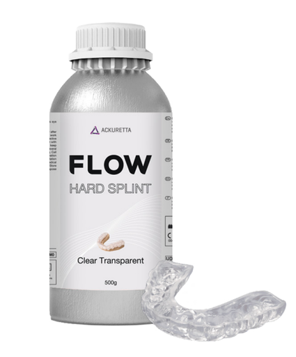 [RS110010251] Ackuretta FLOW Resin, Hard Splint Clear, 500g