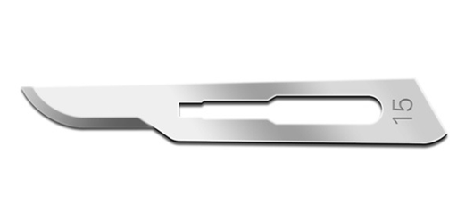 [0115] Blade, Stainless Steel, Size 15, Sterile, 100/bx