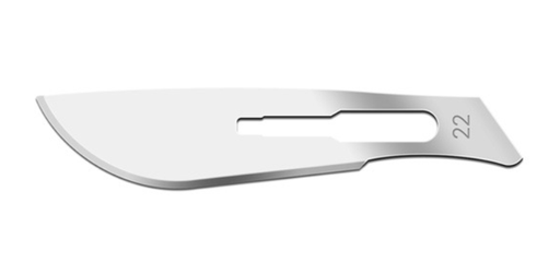 [0022] Blade, Carbon Steel, Size 22, Sterile, 100/bx