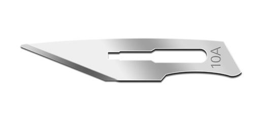 [02SMV10] Blade, Swann Morton, Carbon Steel, Size 10, Non-Sterile, 5/pk, 20 pk/bx